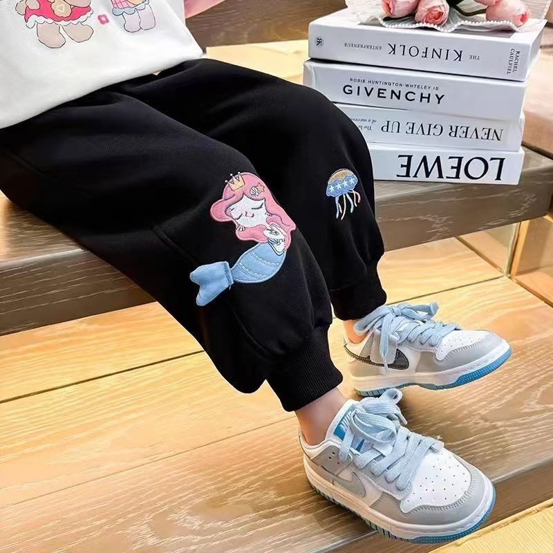 女童美人鱼卫裤春秋款 - 图片1